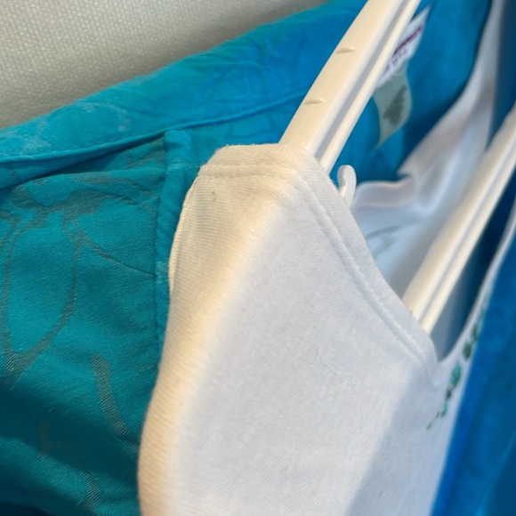 Allison Oakley Petite blue shirt - Picture 4 of 7